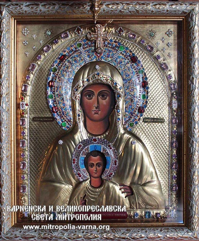 Св. Богородица Проговорившая – дар от Атон за храм Св. Николай Чудотворец – Варна