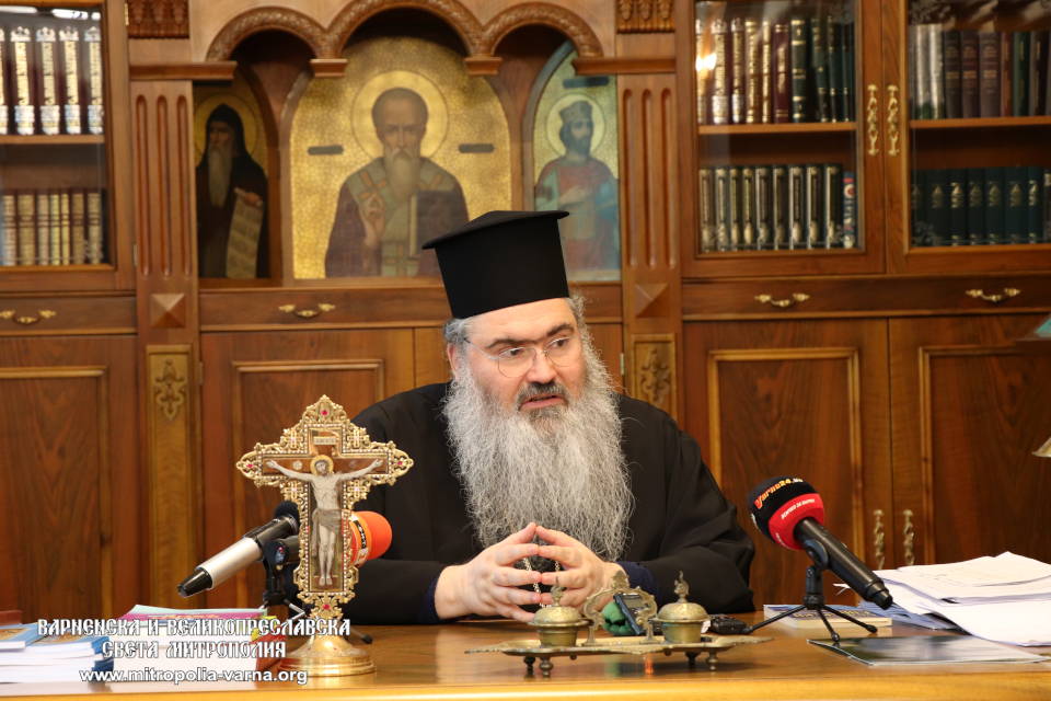 Митрополит Йоан се срещна с представители на варненските медии във връзка с настъпващия ремонт на Катедрален храм 'Успение Богородично' - 1